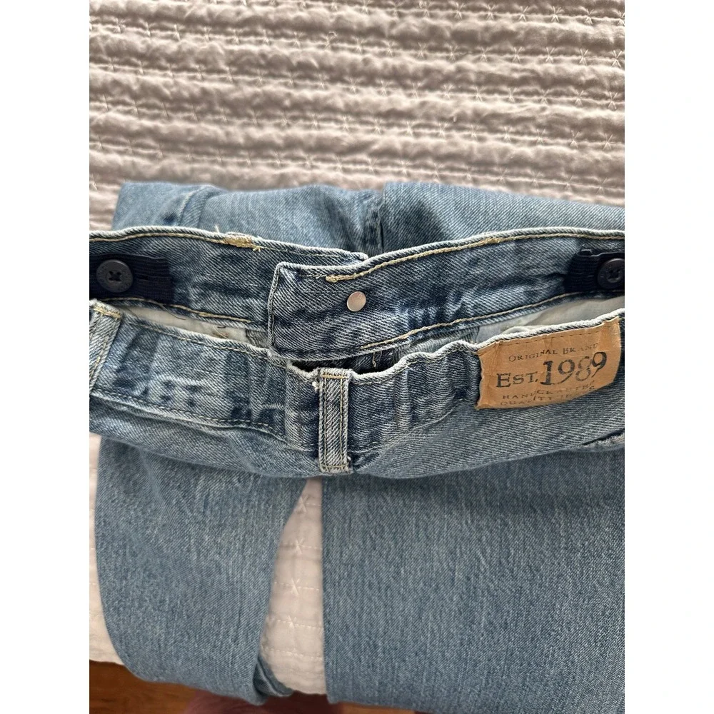 The Children's Place Y2K Boys Bootcut Jeans Size 10 100% Cotton Adjustable Waist